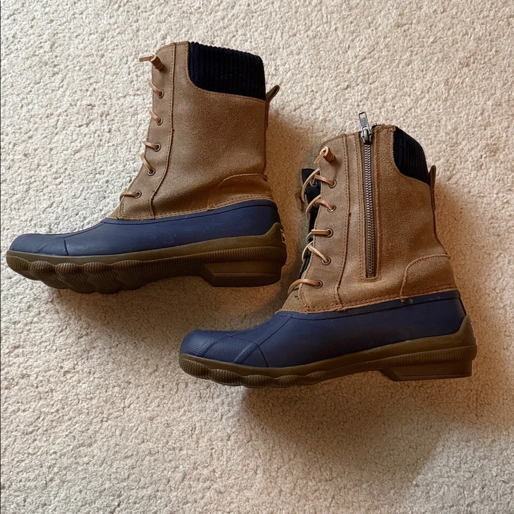 Sperry Saltwater Waterproof Rain Duck Boots - 8.5